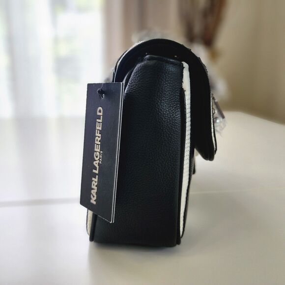 NEW! Karl Lagerfeld Paris Agyness Medium Shoulder Bag - Picture 8 of 14